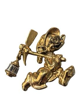 Vintage Dopey Snow White & Seven Dwarfs Brooch
